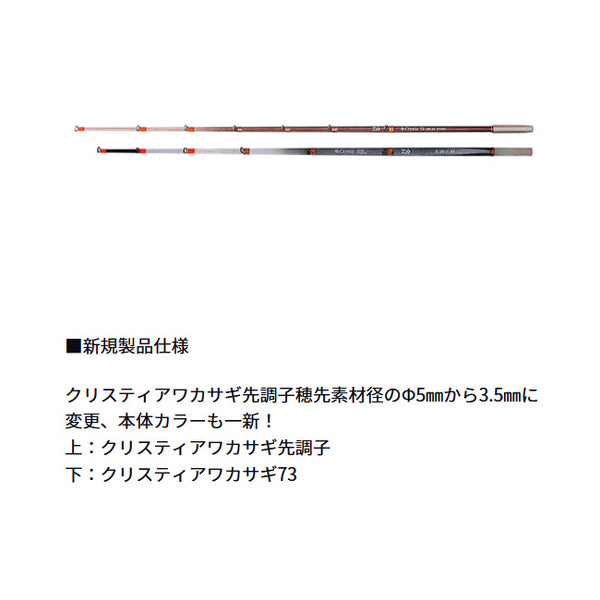 ダイワ ワカサギ穂先 クリスティアワカサギ73 285 SSS - 釣具通販OZATOYA