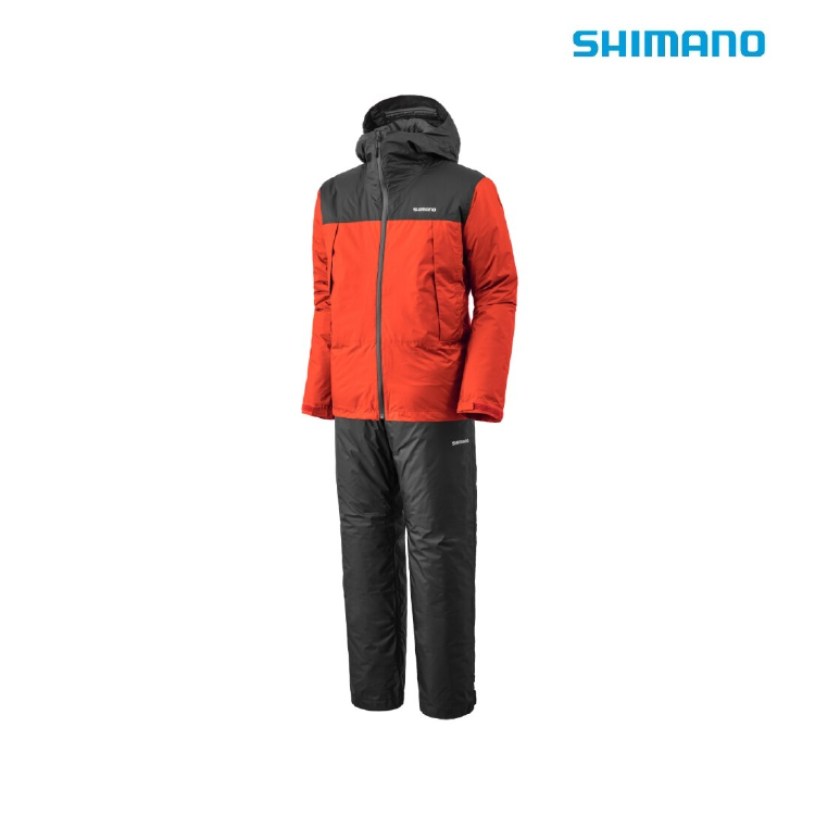 シマノ 防寒レインスーツ RB-057X ベーシックインサレーション レインスーツ 01 オレンジ レディース SHIMANO