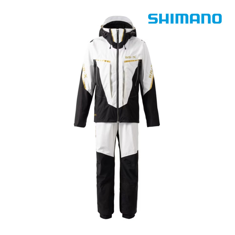 シマノ SHIMANO 防寒ウェア RT-111V リミテッドプロゴアテックスプロテクティブスーツ BB-X ホワイト お取り寄せ