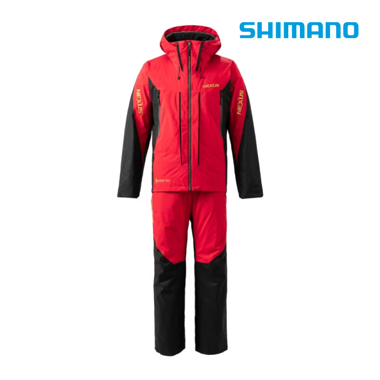 シマノ SHIMANO 防寒ウェア RT-133W ネクサス ゴアテックス テクノレイヤードスーツ レッド お取り寄せ