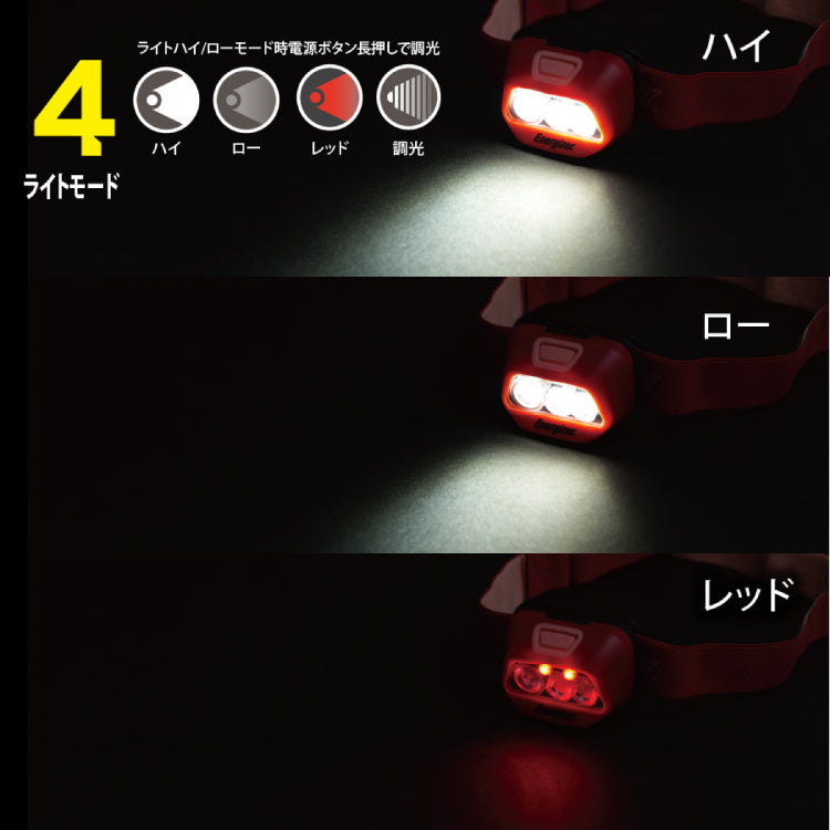 エナジャイザー ヘッドライト T12A32 ヘッドライトHDL20 LED 防水 乾電池 325ルーメン Energizer