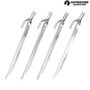 CAPTAINSTAG キャプテンスタッグ M-8398 スチールペグ23cm 4本組