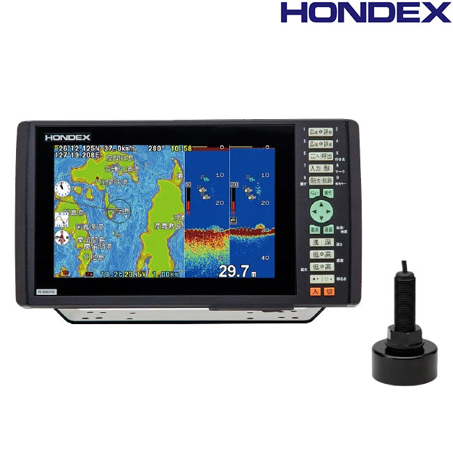 予約 ホンデックス 魚探 PS-900GP-Di GPS内蔵 9型ワイド液晶プロッターデジタル魚探 HONDEX 2024年4月発売予定