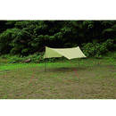 CAPTAINSTAG タープ UA-1091 トレッカー ヘキサタープセット350×280UV カーキ 2人〜4人用 キャプテンスタッグ