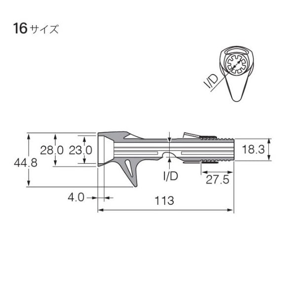 富士工業 リールシート ベイト ACS-SD16 GM キャスティングシート ロッド パーツ fuji