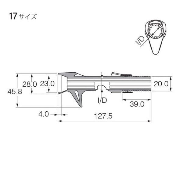 富士工業 リールシート ベイト ACS-SD17(GM) キャスティングシート ロッド パーツ fuji