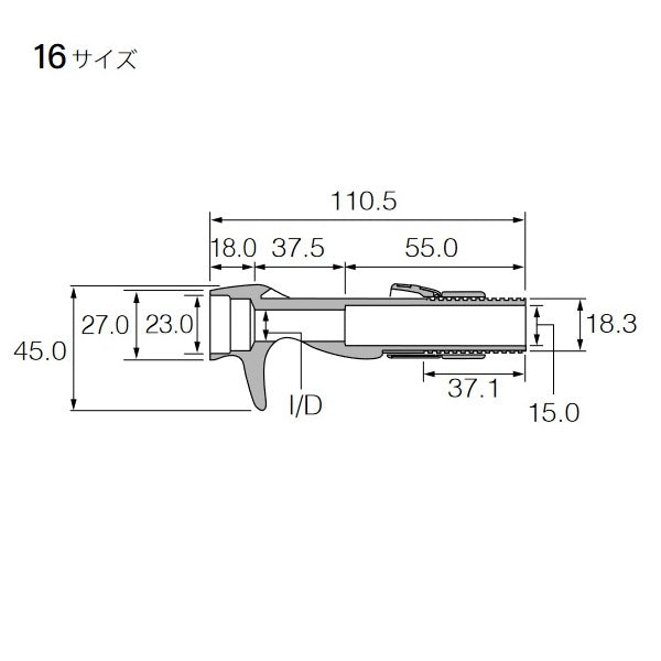 富士工業 リールシート ベイト ECS-SD16(GM) ブランクタッチシート ロッド パーツ fuji レターパック対応可能