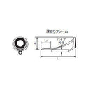 富士工業 トップガイド T-MNST8 チタン SiC MNガイド ロッド パーツ