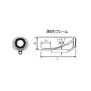 富士工業(Fuji工業) MNトップガイド T-MNST5 チタンフレーム+SiCリングJ型 パイプサイズ1.0-2.4mm