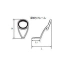 富士工業(Fuji工業)　T-KLSG16　シングルフットガイド (ハイテンシルチタンフレーム+SiCリング)