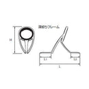 富士工業 ガイド T-KWSG30L チタン SiC KWガイド ロッド パーツ