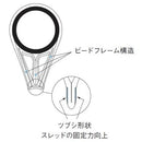 富士工業(Fuji工業)　CCLSVOG6 ダブルフットガイド (ステンレス ツヤ消しシルバーフレーム+"O"リング)
