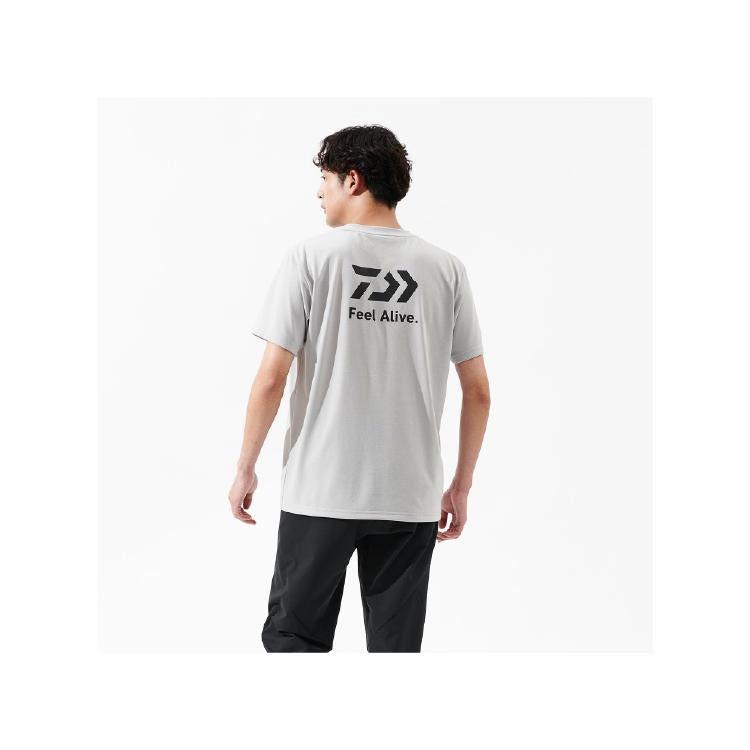 ダイワ シャツ DE-8325 ショートスリーブ バックプリントTシャツ グリーンカモ DAIWA