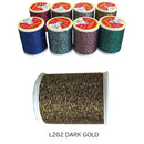 ジャストエース(Justace)　ラメスレッド L202　ダークゴールド