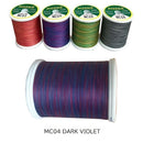 ジャストエース(Justace)　マルチカラースレッド MC04　ダークバイオレット