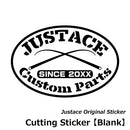 ジャストエース(Justace)　ステッカー　Justaceカッティングステッカー[ブランク]　Custom Parts メール便対応可能