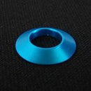 金具屋　F10-25(ブルー) フロントグリップリング25　外径17mm/高さ2.8mm　※お取り寄せ別途130円