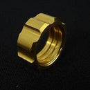 金具屋　リールシートナットリング RC-10　カラー：ゴールド　※お取り寄せ別途130円 /クリックポスト発送可能