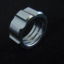 金具屋　リールシートナットリング RC-10　カラー：シルバー　※お取り寄せ別途130円 /クリックポスト発送可能