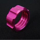 金具屋　リールシートナットリング RC-10　カラー：レッド（マゼンタ）　※お取り寄せ別途130円 /クリックポスト発送可能