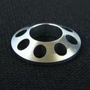 金具屋　ワインディングチェック A13-35(シルバー) 穴あきフロントグリップリング　外径17mm/高さ3.5mm　※お取り寄せ別途130円