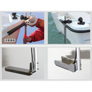 BMOジャパン FRPボート用 20Z0129 ステンクランプ式フィッシュセンサーアーム ステンクランプベース 魚探マウント無し