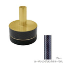 マタギ Matagi カーボンリング付バットエンド B-WBP-XC(G) カーボンリング ブルーライン柄 ラバーエンドタイプ ゴールド