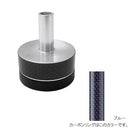 マタギ Matagi カーボンリング付バットエンド B-WBP-XC(S) カーボンリング ブルーライン柄 ラバーエンドタイプ シルバー