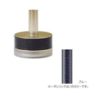 マタギ Matagi B-WBPT-XC(G) カーボンリング付バットエンド カーボンリング ブルーライン柄 半透明樹脂エンドタイプ ゴールド