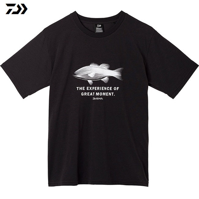 ダイワ(DAIWA)　DE-6622　グラフィックTシャツ　BASS　カラー：ブラック (お取り寄せ)