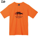ダイワ(DAIWA)　DE-6622　グラフィックTシャツ　BASS　カラー：オレンジ (お取り寄せ)