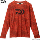 ダイワ(DAIWA)　DE-8622 ドライメッシュロングシャツ　カラー：オレンジヘクス(お取り寄せ)
