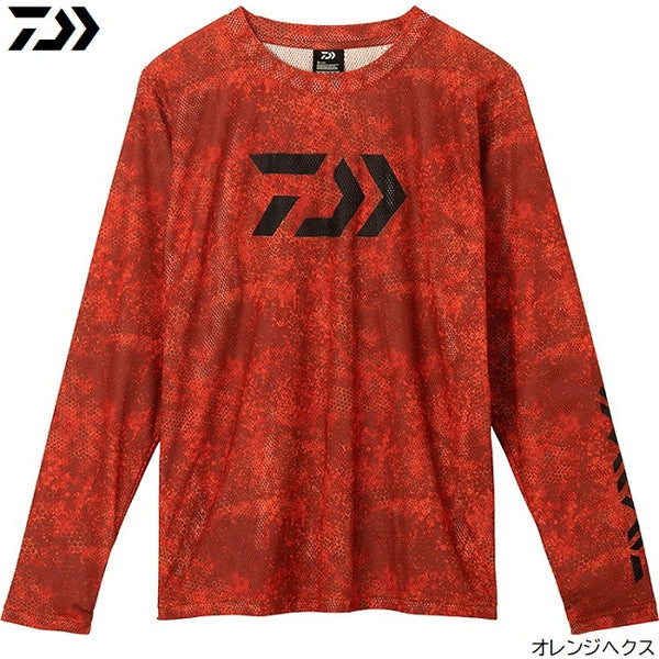 ダイワ(DAIWA) ドライメッシュロングシャツ DE-8622 ブラックライムヘクス M DAIWA（釣り） ダイワ ウェア DE-8622 ドライメッシュロング