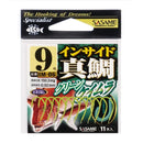 ささめ針(SASAME)　海上釣堀仕掛け　インサイド真鯛(ケイムラグリーン) IM-06 メール便対応可能