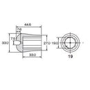 富士工業(Fuji工業)　GRC-19　ギンバルラバーキャップ /クリックポスト発送可能