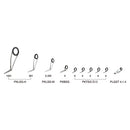 富士工業 Fuji ガイドセット PKLSG16H101 ソルトルアー用 ステンレス SiCリング エギングセット