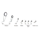 富士工業 Fuji ガイドセット PKLSG25H81 ルアー用 ステンレス SiCリング スピニングバスセット