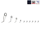 富士工業 Fuji ガイドセット T-KLTG16H10 ソルトルアー用 チタン TORZITEリング エギングセット