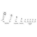 富士工業 Fuji ガイドセット T-KLTG16H9 ソルトルアー用 チタン TORZITEリング メバリングセット