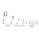 富士工業 Fuji ガイドセット T-KLTG25H9 ソルトルアー用 チタン TORZITEリング シーバスセット