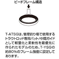 富士工業(Fuji工業)　T-ATTG8　ウルトラライトスピニング用ガイド (ハイテンシルチタンフレーム+TORZITE)