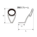 富士工業(Fuji工業)　T-KLTG20　シングルフットガイド (ハイテンシルチタンフレーム+TORZITE)