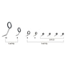 富士工業 Fuji ガイドセット T-ATTG128 ソルトルアー用 チタン TORZITEリング アジングセット