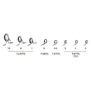 富士工業 Fuji ガイドセット T-LRVTG108 ルアー用 チタン TORZITEリング キャスティングバスセット