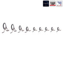 富士工業 Fuji ガイドセット T-LRVTG129 ルアー用 チタン TORZITEリング キャスティングバスセット