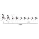 富士工業 Fuji ガイドセット T-LRVTG129 ルアー用 チタン TORZITEリング キャスティングバスセット