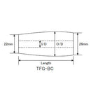 ジャストエース(Justace)　TFG-BEBK　固定EVAフロントグリップ