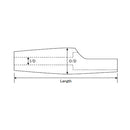 ジャストエース(Justace)　ロッドパーツ グリップ　ITFG-HEBK　IPSリールシート用 EVA フロントグリップ