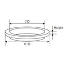 ジャストエース(Justace)　ロッド メタルパーツ　RRRA-17　リアリールシートリング メール便対応可能