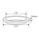 ジャストエース(Justace)　ロッド メタルパーツ　RRRA-16　リアリールシートリング メール便対応可能
